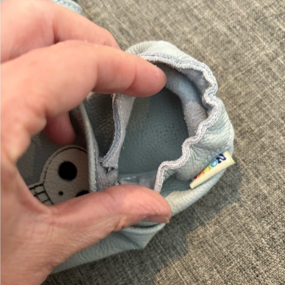 YALION Baby skull Moccasins Slippers, Soft Sole Baby Leather Shoes - Picture 4 of 5